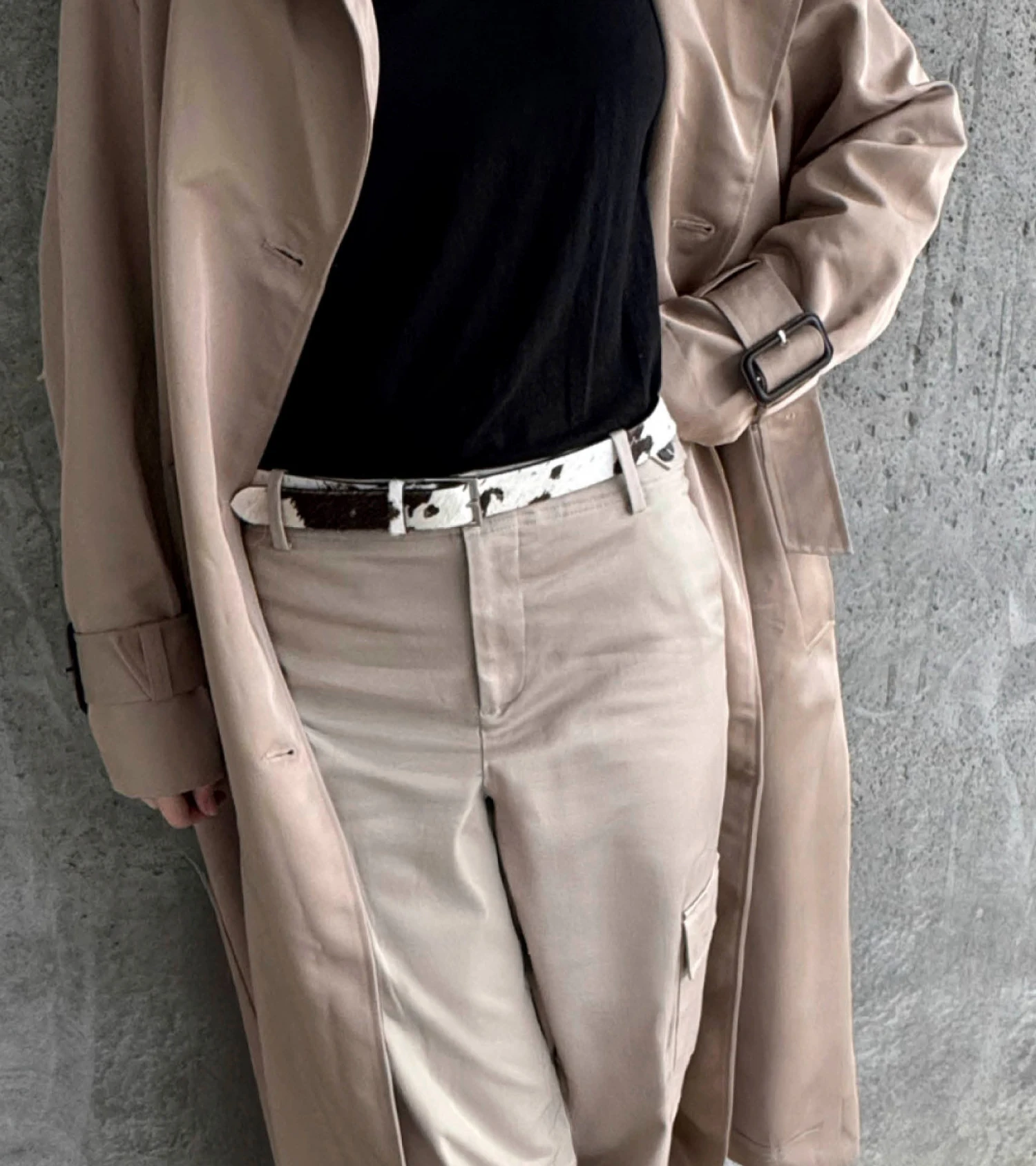 EmiraMBG Belt, Cow Print 2 EmiraMBG Belt, Cow Print - Image 2