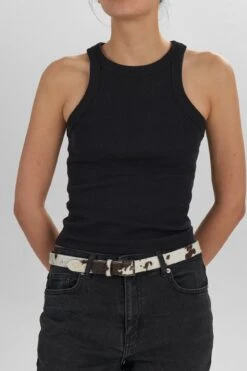 EmiraMBG Belt, Cow Print 7 EmiraMBG Belt, Cow Print -Tasker Shop markberg dk belts emirambg belt cow print print 72802096316793