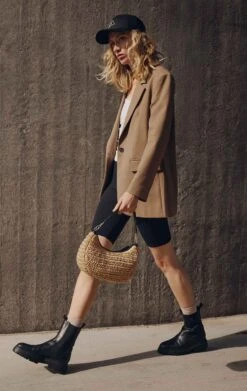 HeliaMBG Crossbody Taske, Raffia -Tasker Shop markberg dk crossbody bag one size heliambg crossbody taske raffia 1151958185