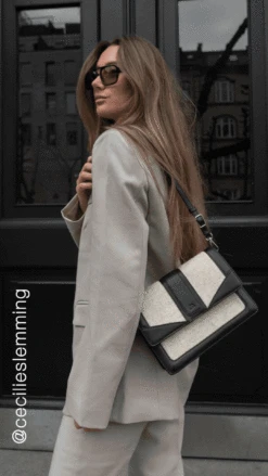 JaneMBG Crossbody Taske, Canvas Mix -Tasker Shop markberg dk crossbody bag one size janembg crossbody taske canvas mix 1130317295