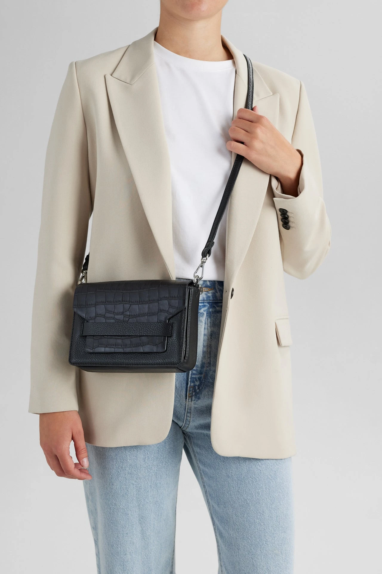 VanyaMBG Crossbody Taske, Mat Croco 2 VanyaMBG Crossbody Taske, Mat Croco - Image 2