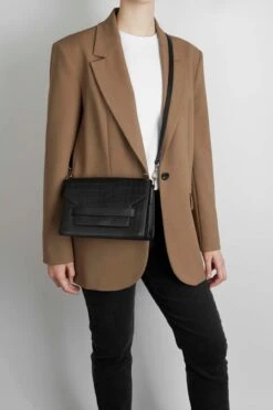 ArabellaMBG Crossbody Taske, Mat Croco -Tasker Shop markberg dk crossbody taske one size arabellambg crossbody taske mat croco 48942507589971