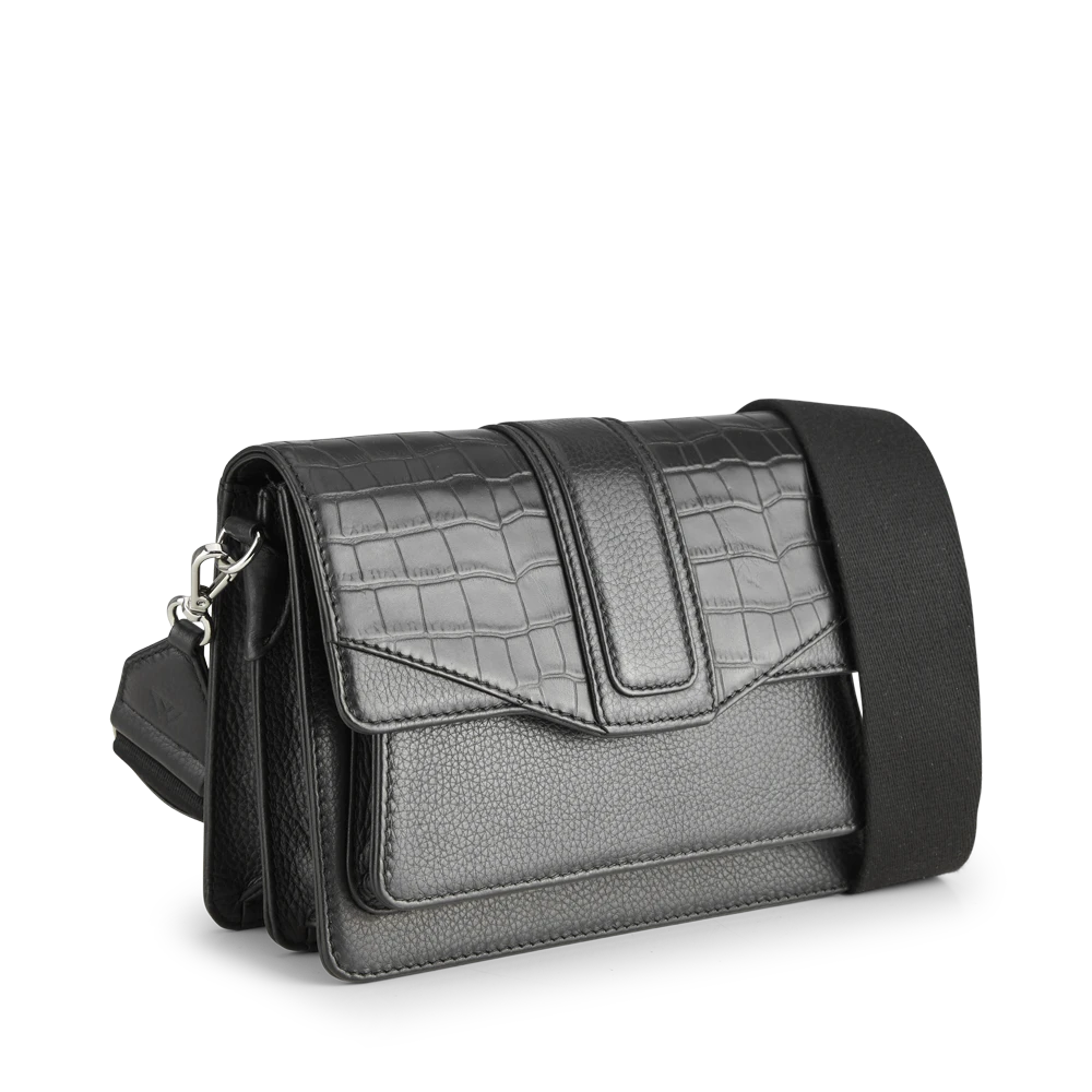 JaneMBG Crossbody Taske, Mat Croco 5 JaneMBG Crossbody Taske, Mat Croco - Image 5
