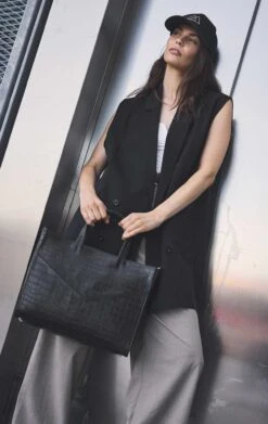 KaysaMBG Arbejdstaske, Mat Croco -Tasker Shop markberg dk work bag one size kaysambg arbejdstaske mat croco 1178365817